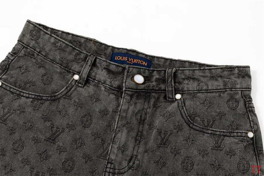 Flexible 9438 Louis Vuitton LV Jeans For Unisex