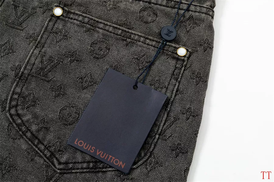 Flexible 9438 Louis Vuitton LV Jeans For Unisex