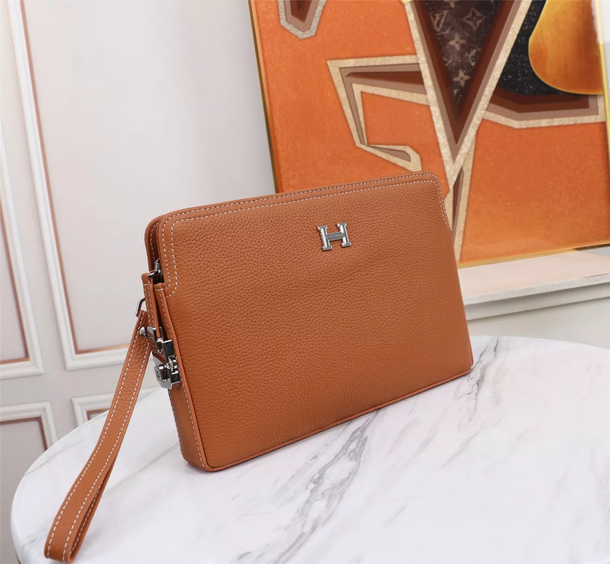 Flexible 9533 Hermes AAA Man Wallets