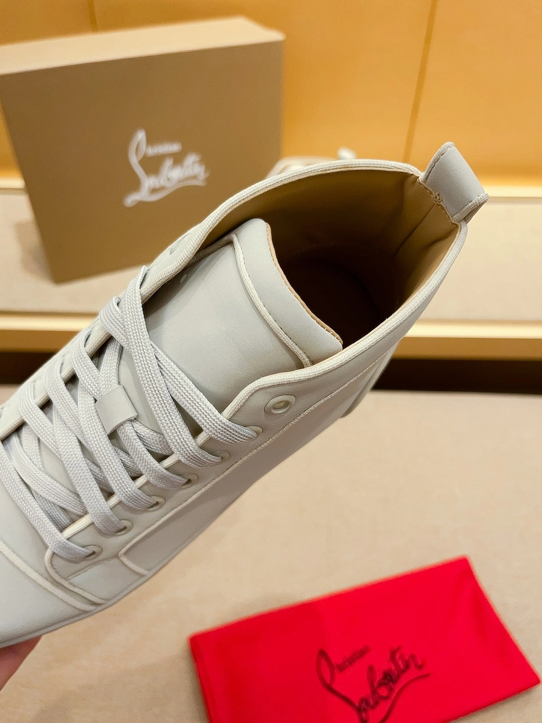 Flexible 9550 Christian Louboutin High Top Shoes For Men