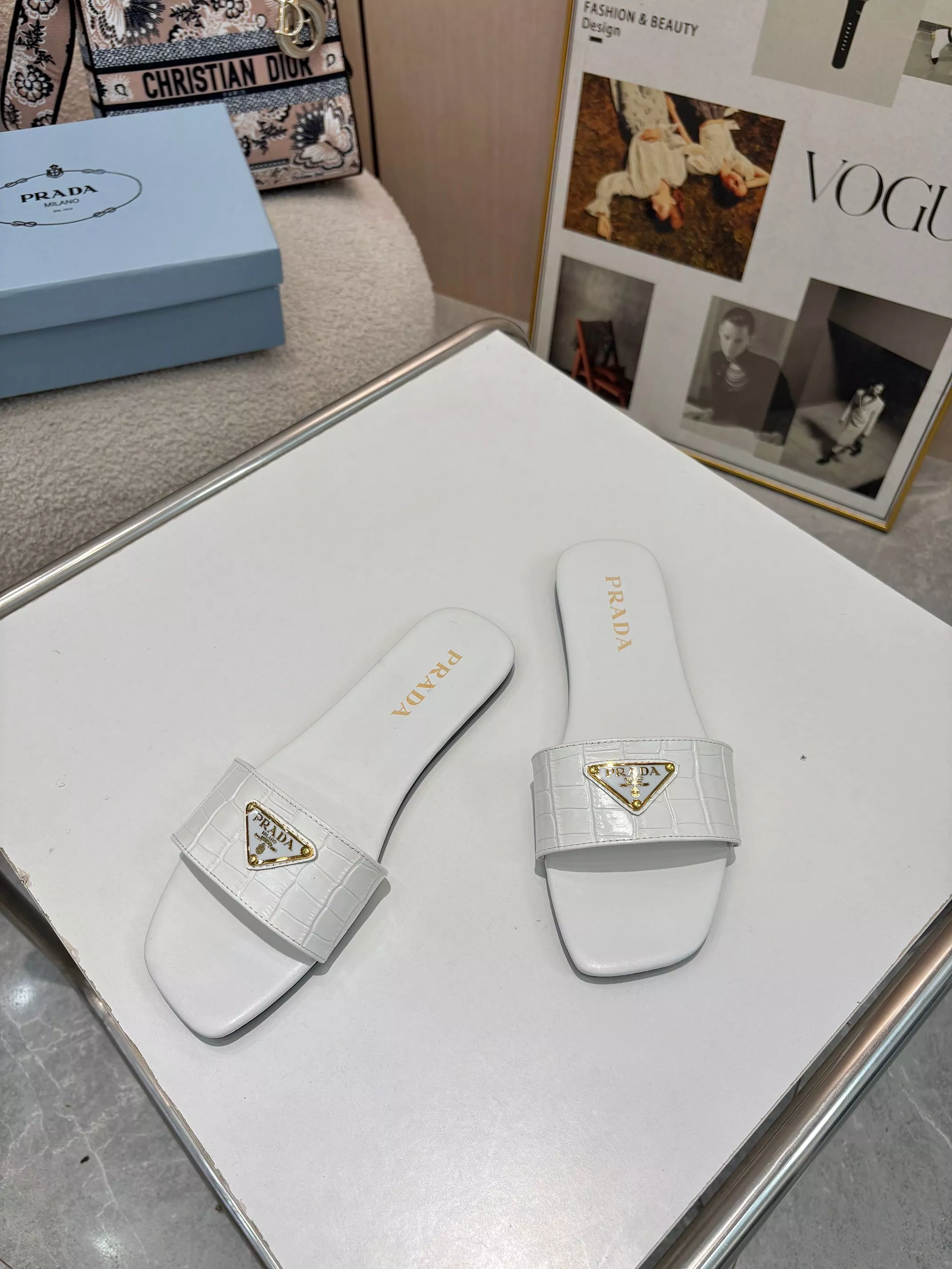 Flexible 9718 Prada Slippers For Women