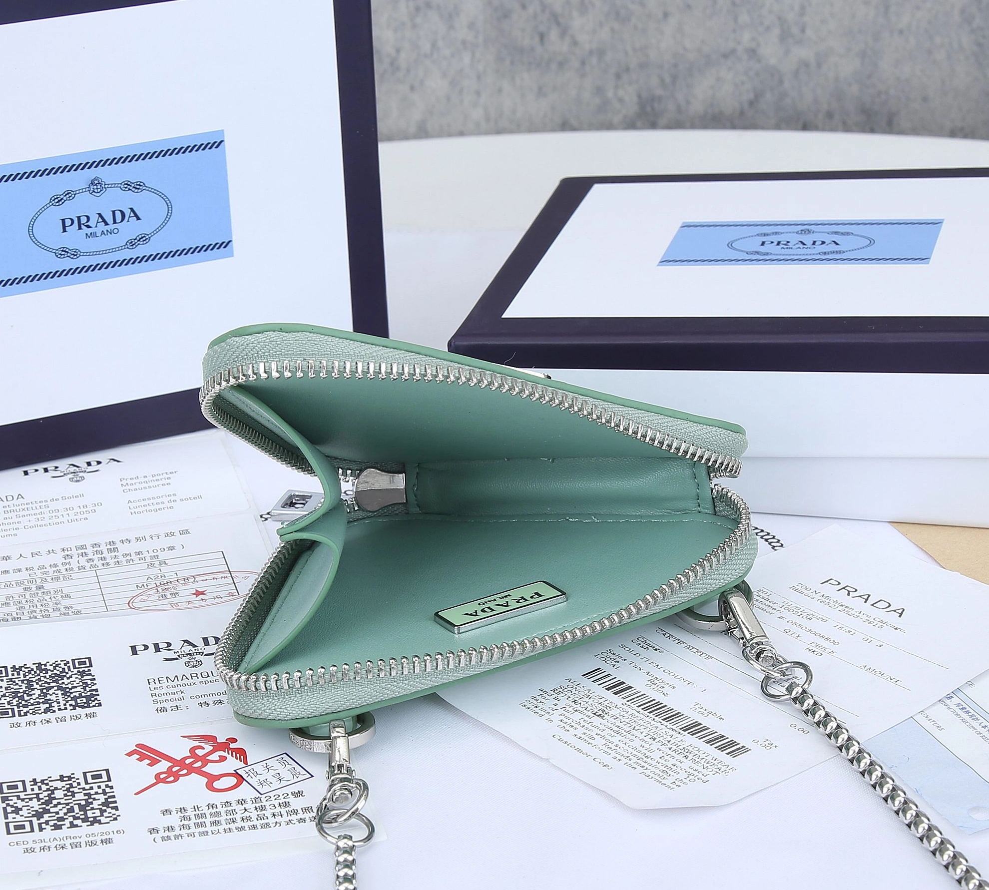Flexible 9737 Prada AAA Quality Wallets For Women
