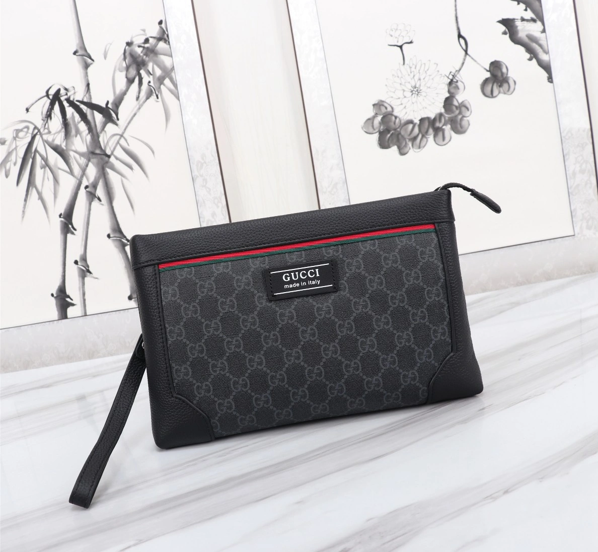 Flexible 9861 Gucci AAA Man Wallets