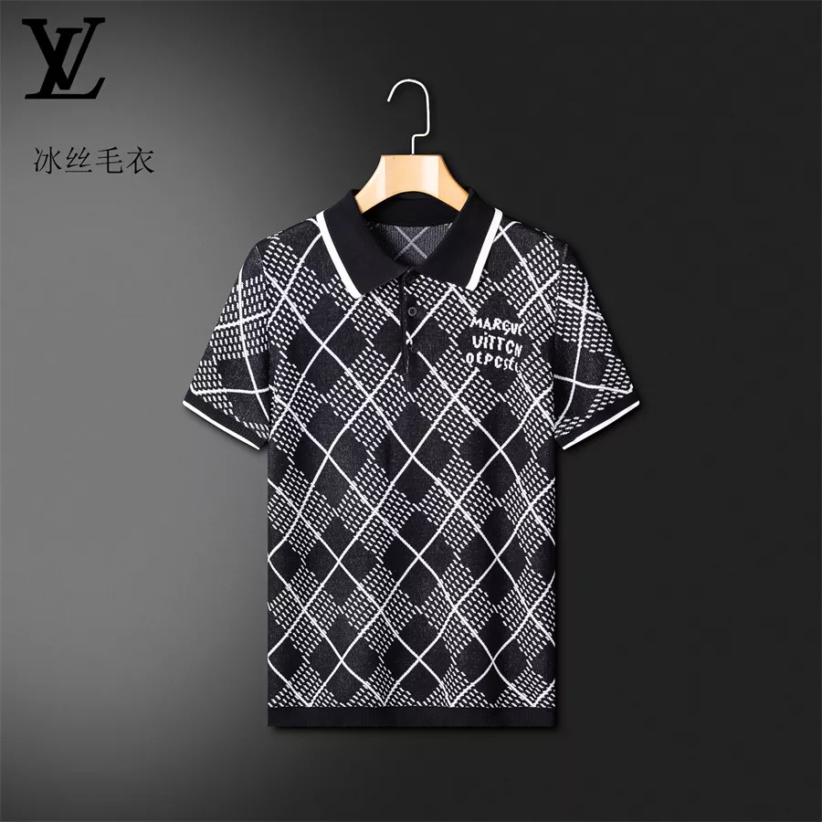 Functional 1013 Louis Vuitton LV T-Shirts Short Sleeved For Men