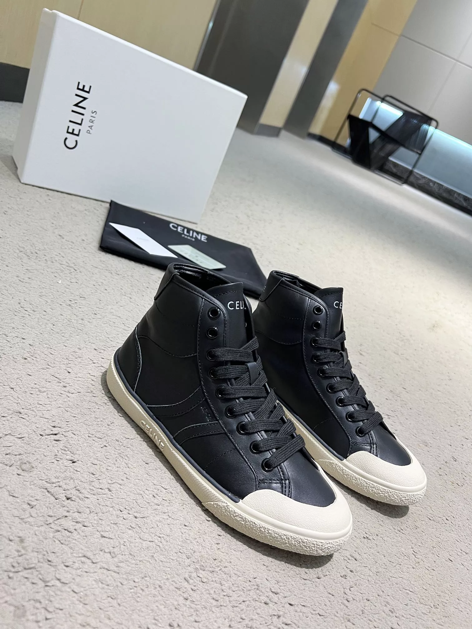 Functional 1402 Celine High Top Shoes For Women