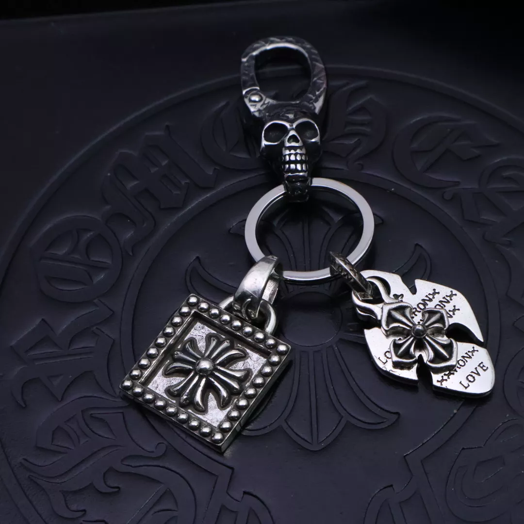 Functional 1838 Chrome Hearts Key Holder And Bag Buckle