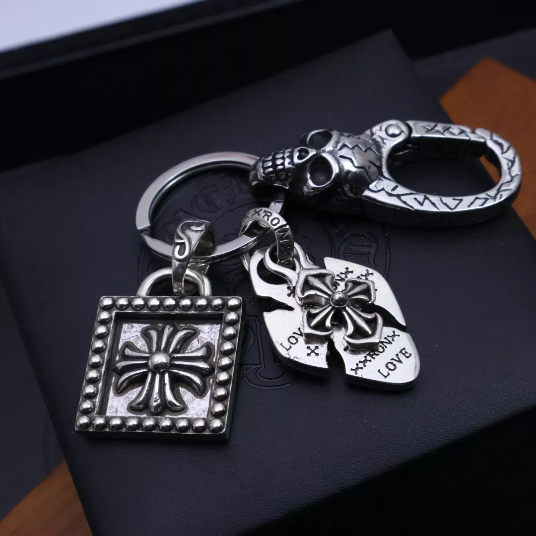 Functional 1838 Chrome Hearts Key Holder And Bag Buckle