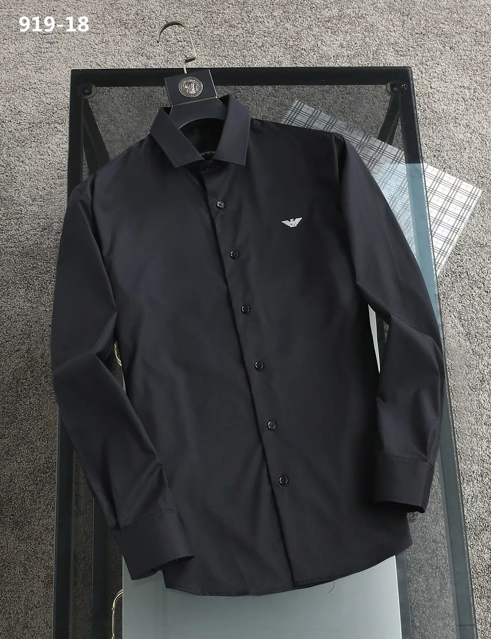 Functional 1906 Armani Shirts Long Sleeved For Men