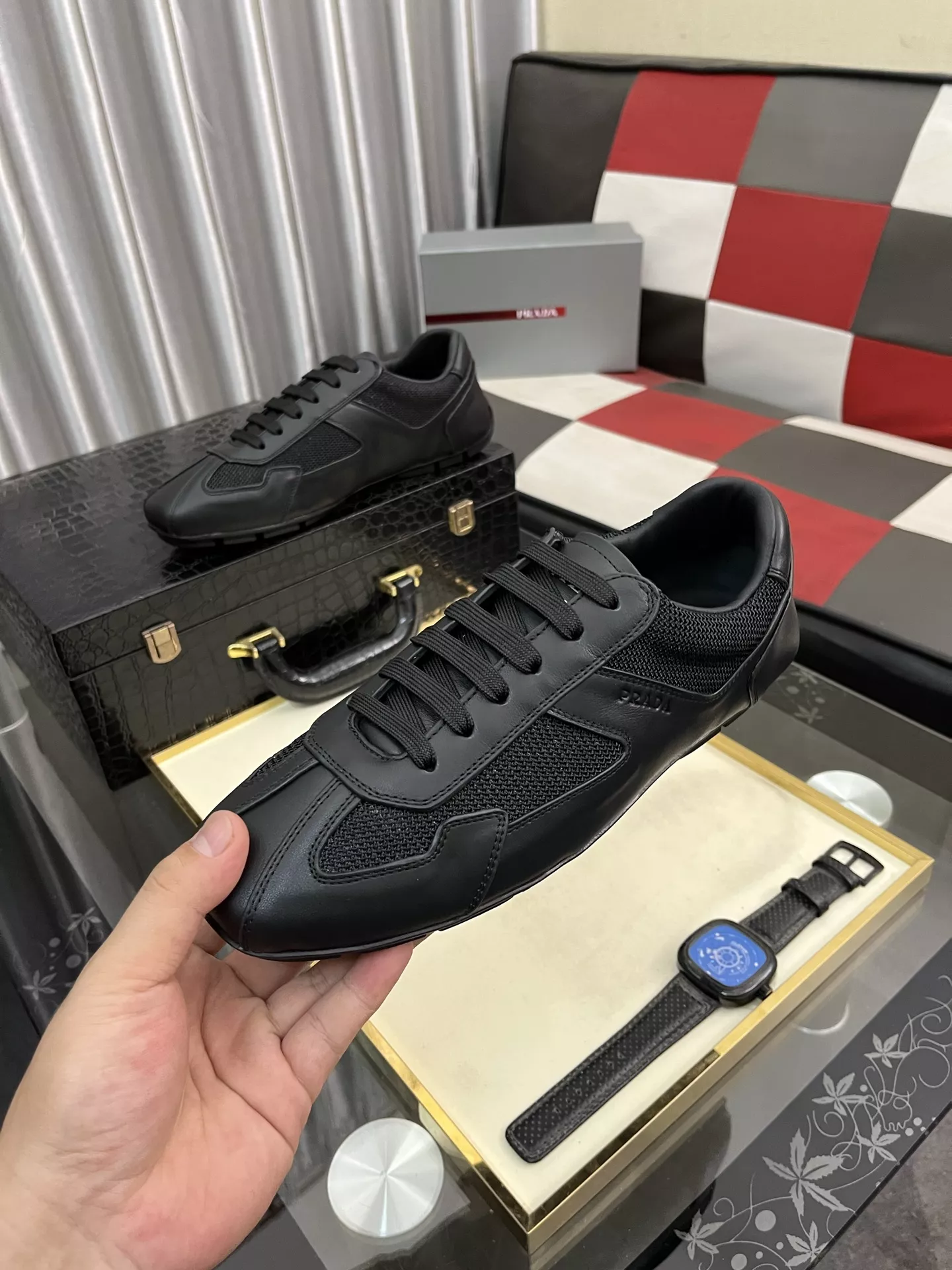 Functional 2001 Prada Casual Shoes For Men