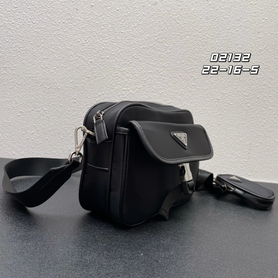 Functional 2308 Prada AAA Quality Messenger Bags For Unisex