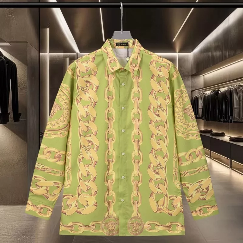 Functional 3366 Versace Shirts Long Sleeved For Unisex
