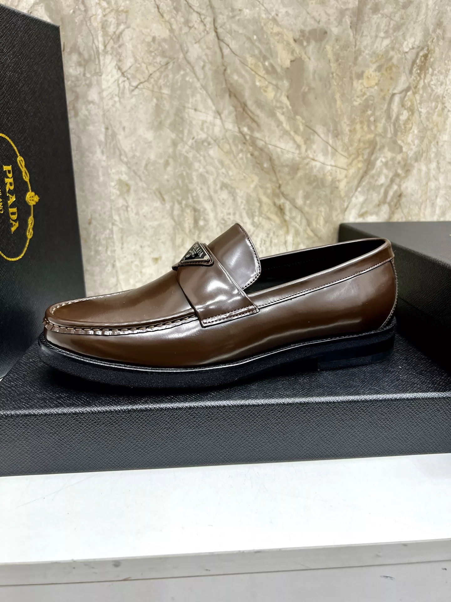 Functional 3794 Prada Leather Shoes For Men