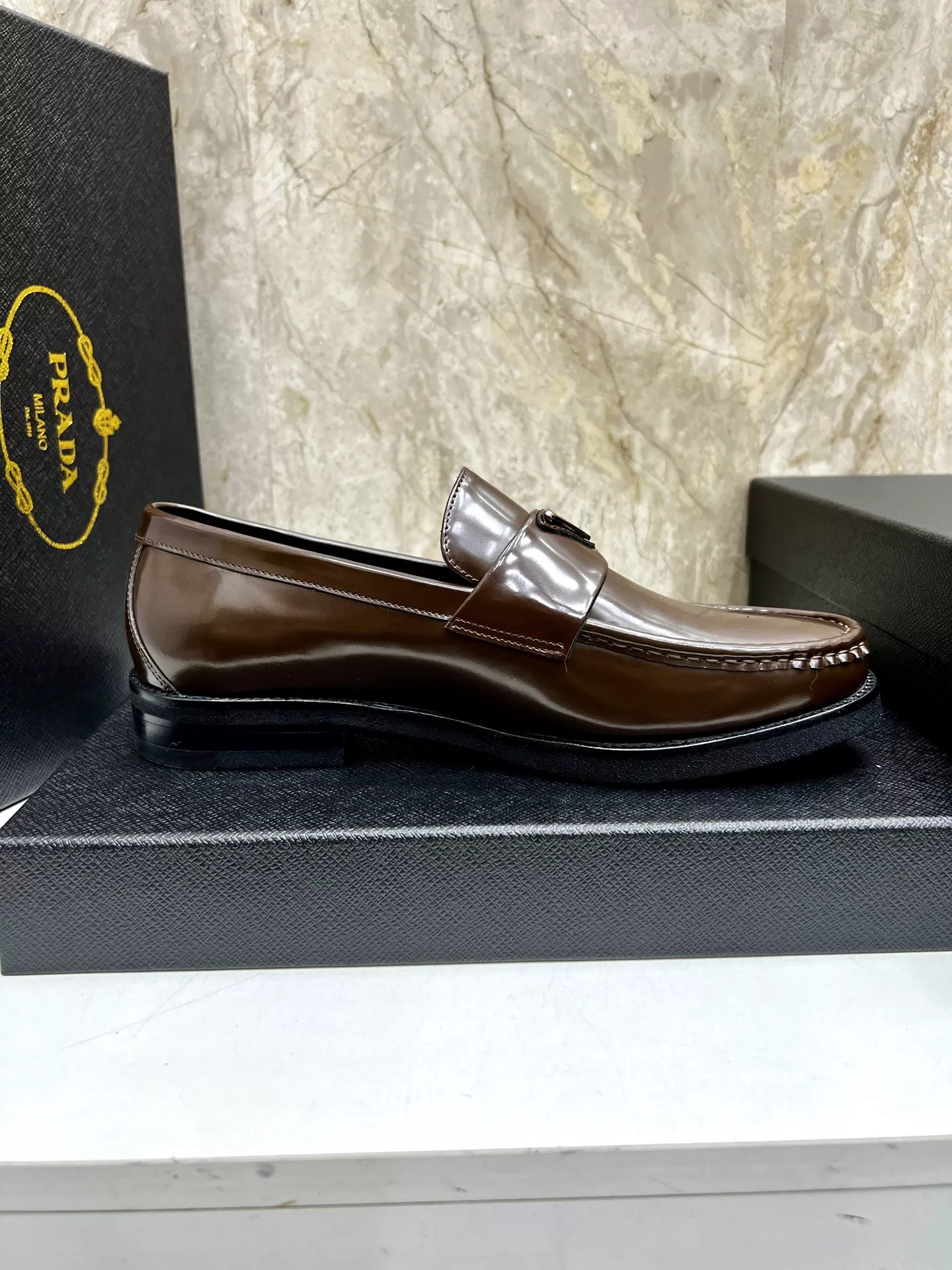 Functional 3794 Prada Leather Shoes For Men