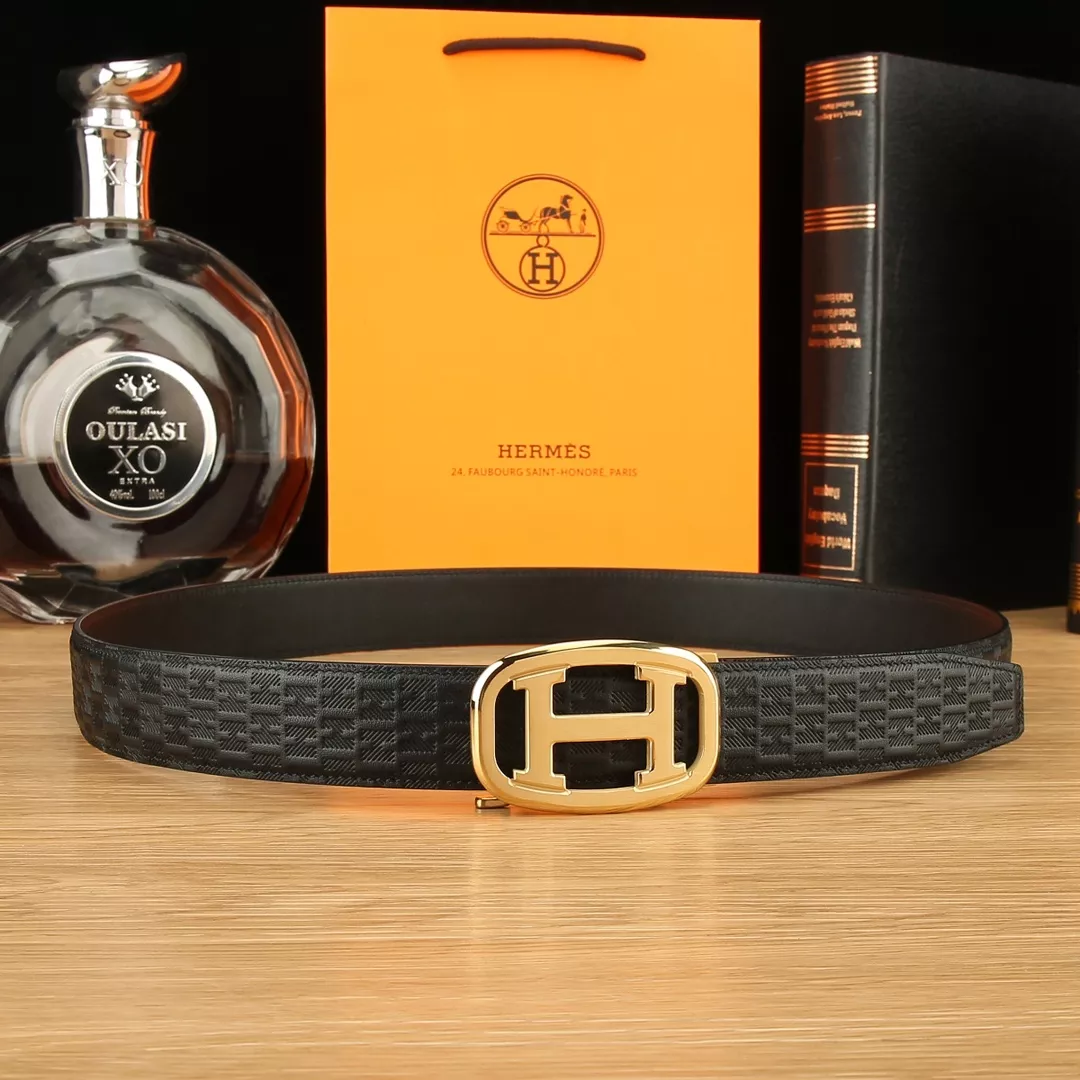 Functional 3883 Hermes AAA Quality Belts In 3.5cm For Men