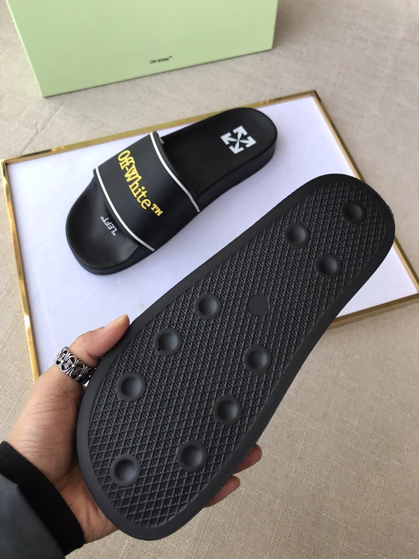 Functional 4546 Off-White Slippers For Women