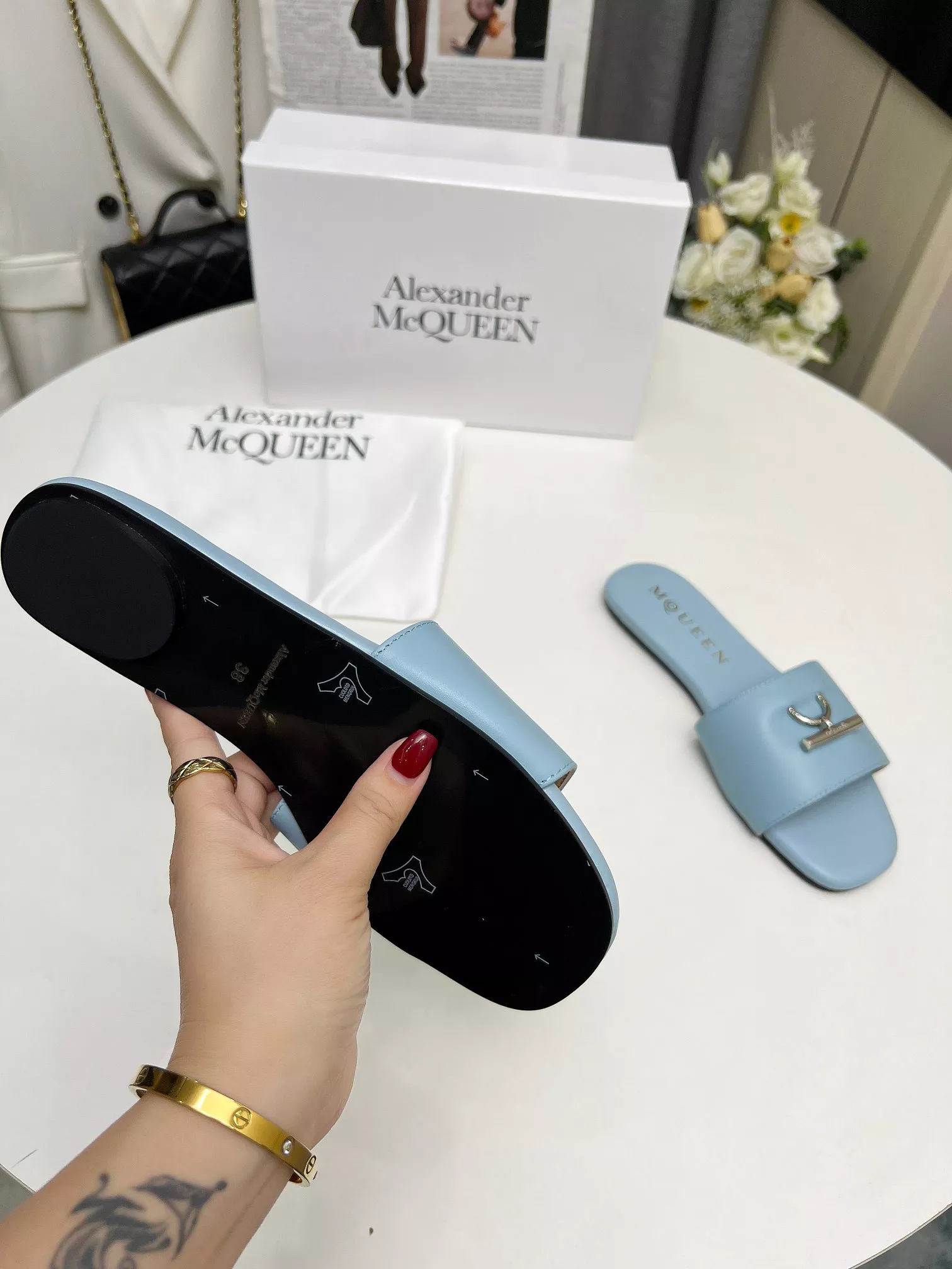 Functional 4556 Alexander McQueen Slippers For Women