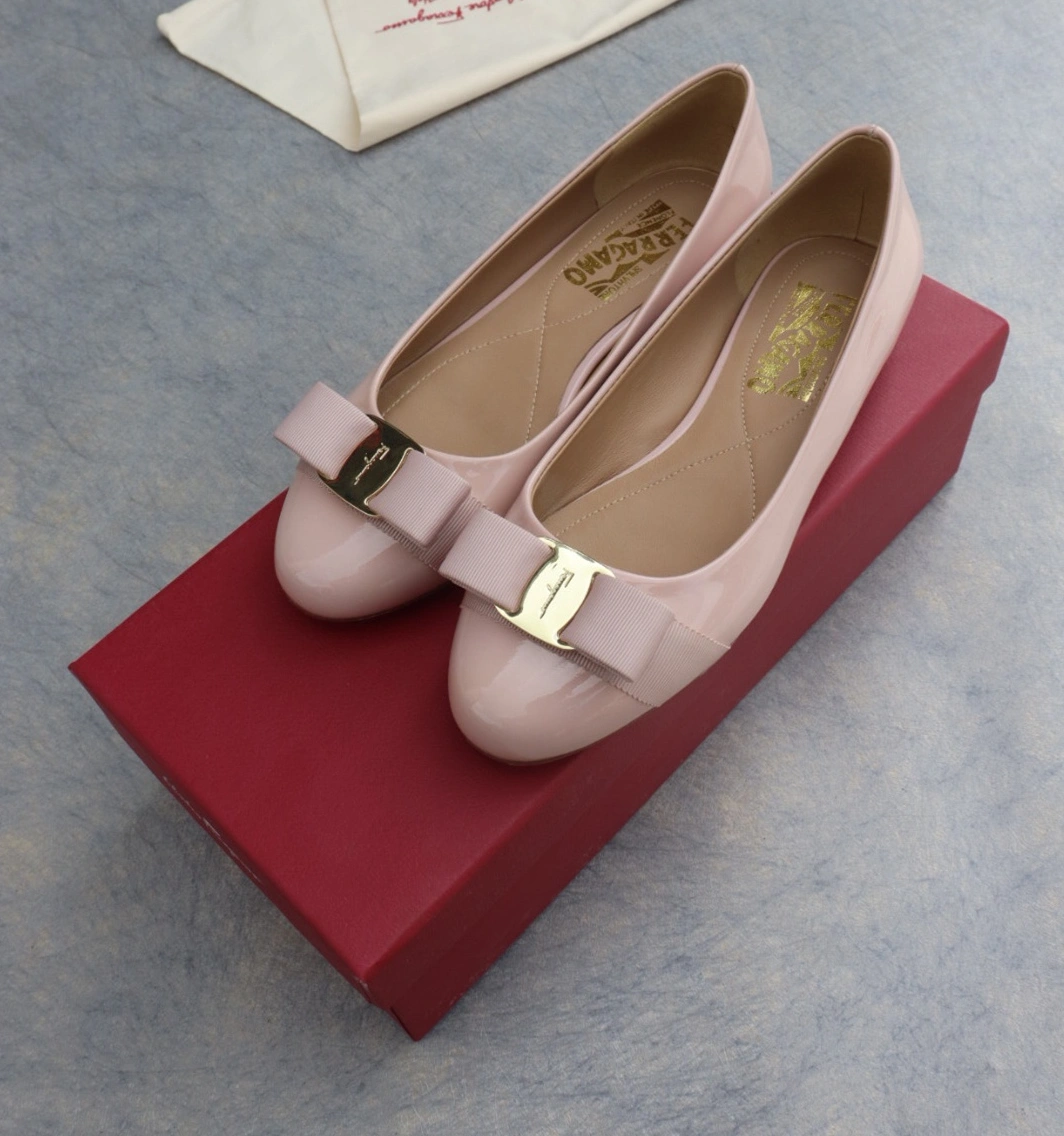 Functional 4576 Salvatore Ferragamo Flat Shoes For Women