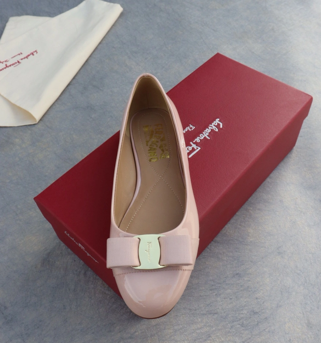 Functional 4576 Salvatore Ferragamo Flat Shoes For Women