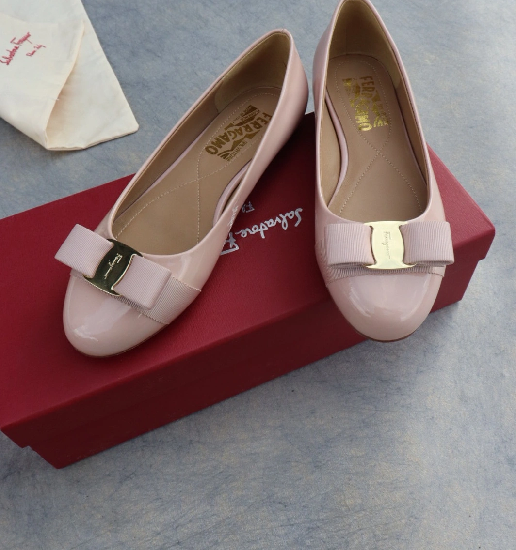 Functional 4576 Salvatore Ferragamo Flat Shoes For Women