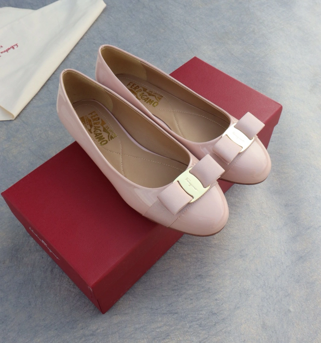 Functional 4576 Salvatore Ferragamo Flat Shoes For Women