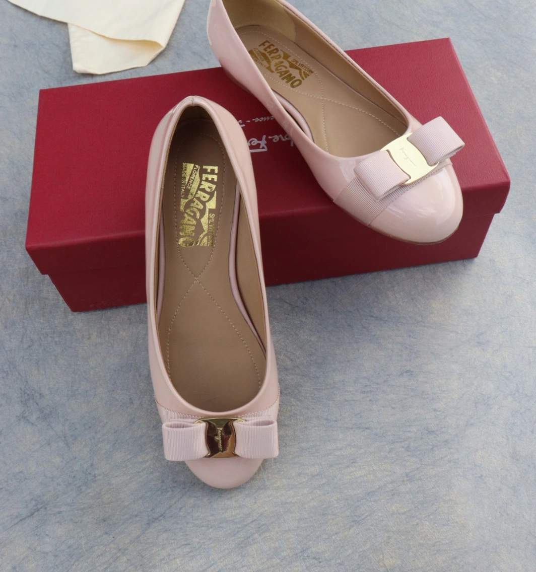 Functional 4576 Salvatore Ferragamo Flat Shoes For Women