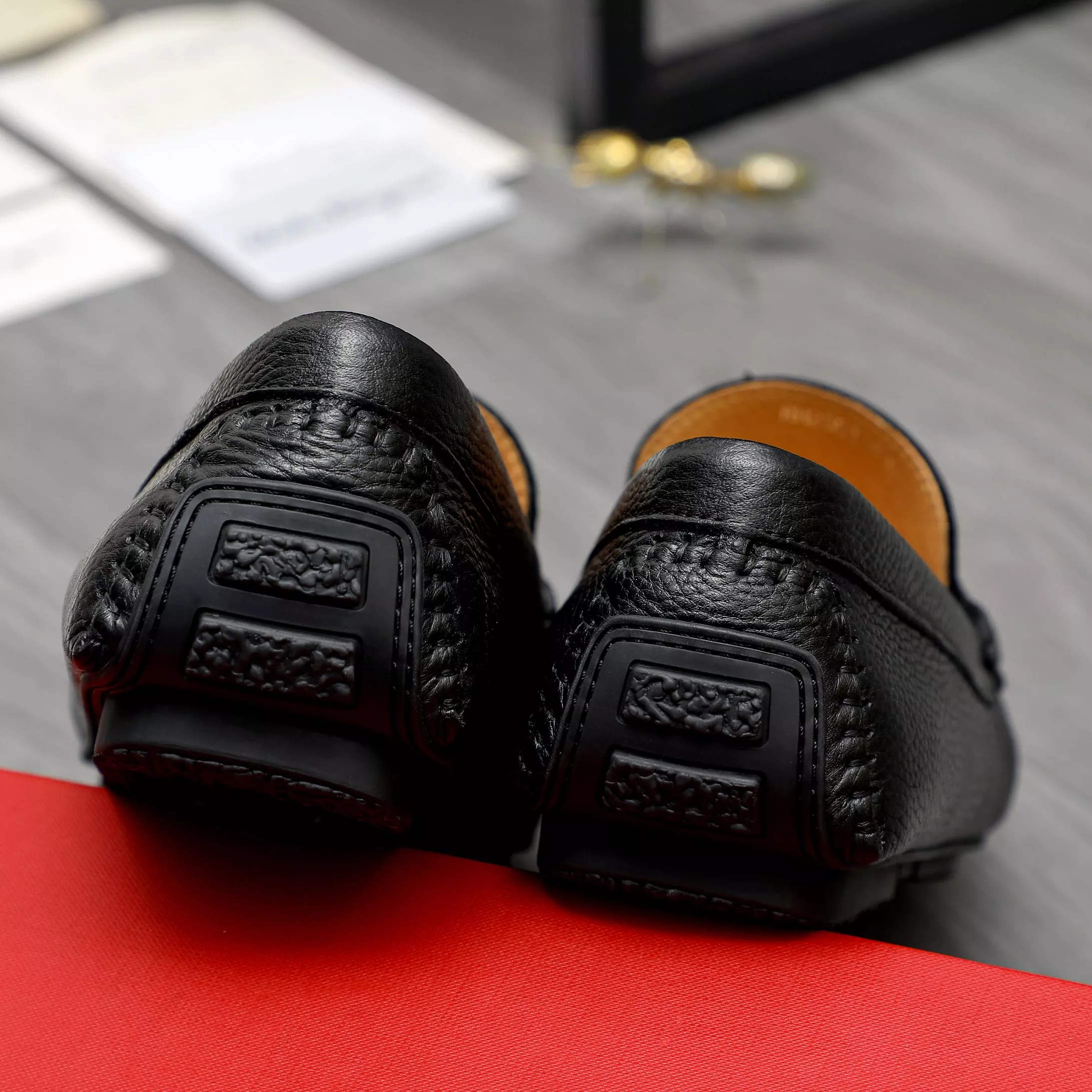 Functional 4612 Salvatore Ferragamo Leather Shoes For Men