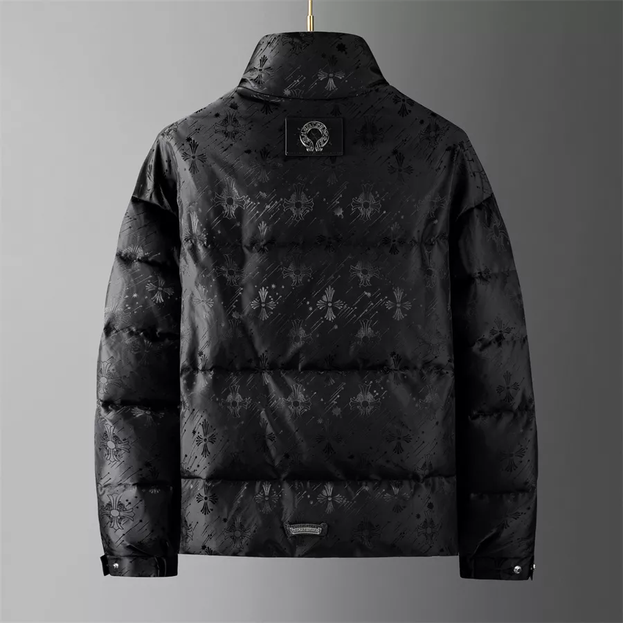 Functional 4798 Chrome Hearts Down Feather Coat Long Sleeved For Men
