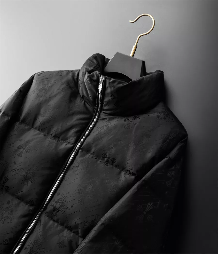Functional 4798 Chrome Hearts Down Feather Coat Long Sleeved For Men