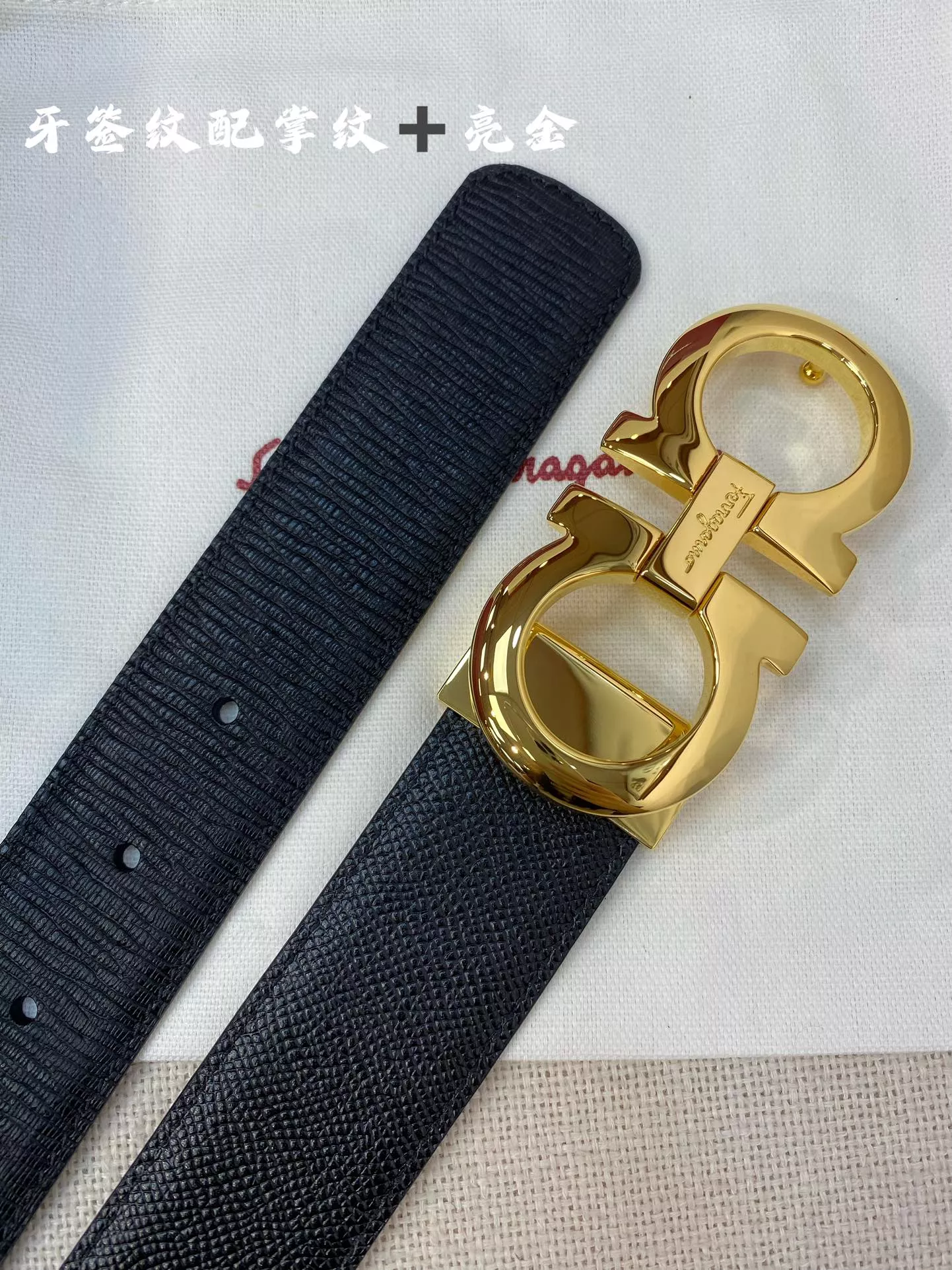 Functional 5206 Salvatore Ferragamo AAA Quality Belts In 3.5cm For Men