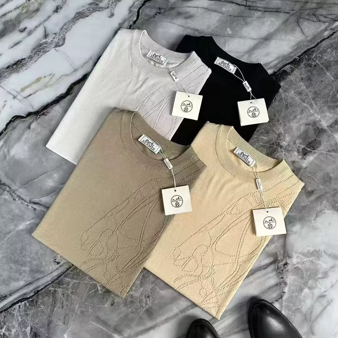 Functional 5236 Hermes T-Shirts Short Sleeved For Men