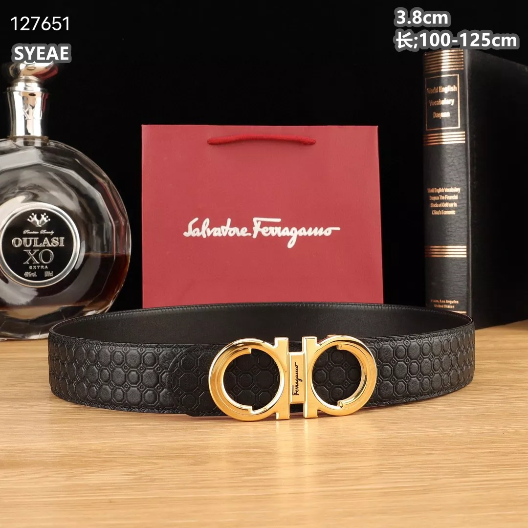 Functional 5253 Salvatore Ferragamo AAA Quality Belts For Men