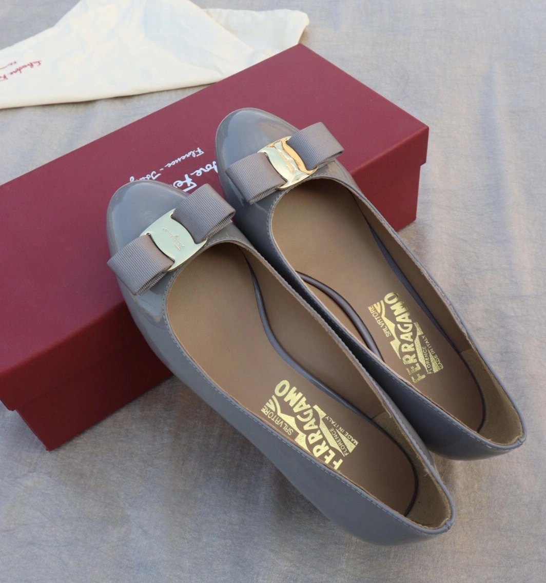 Functional 5717 Salvatore Ferragamo Flat Shoes For Women