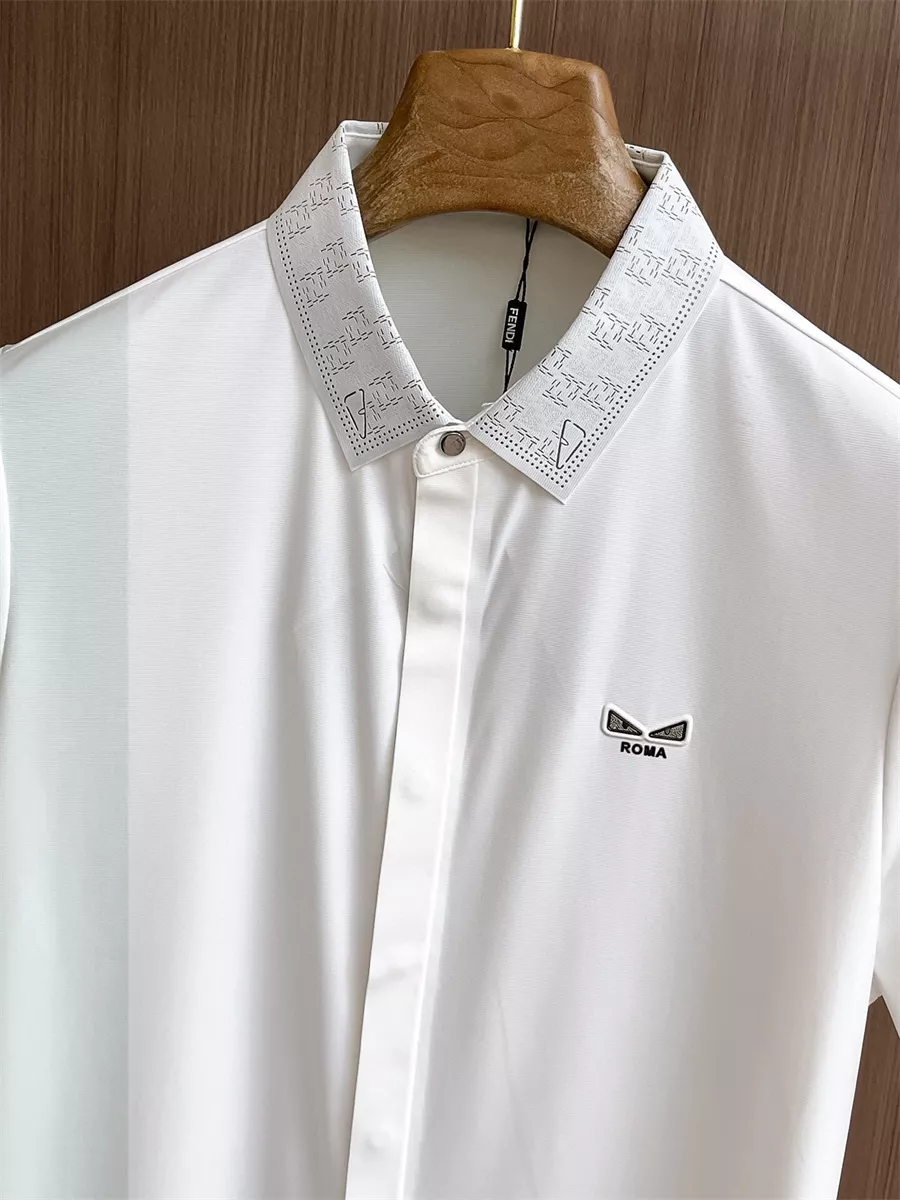 Functional 5813 Fendi Shirts Short Sleeved For Men