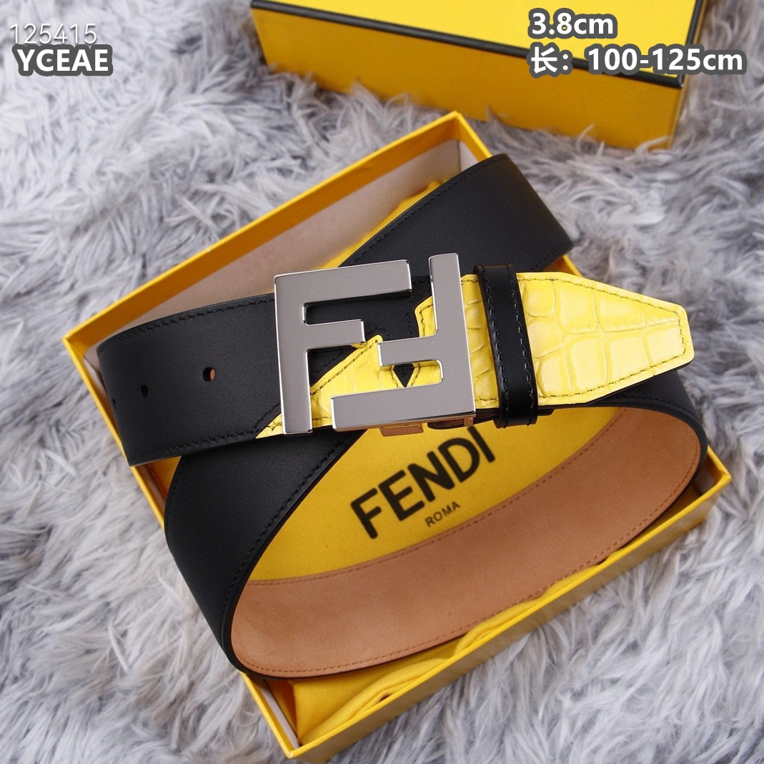 Functional 6010 Fendi AAA Quality Belts For Men