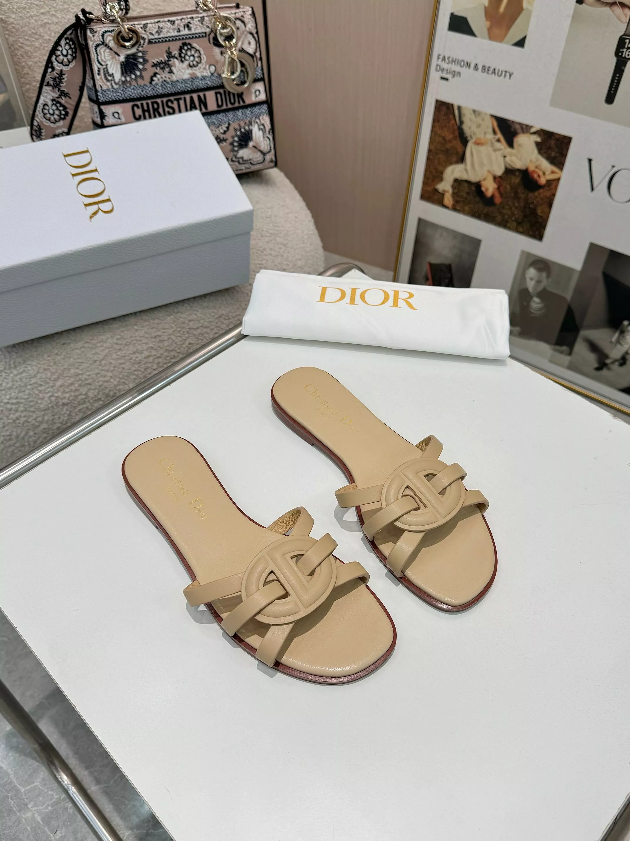 Functional 6154 Christian Dior Slippers For Women