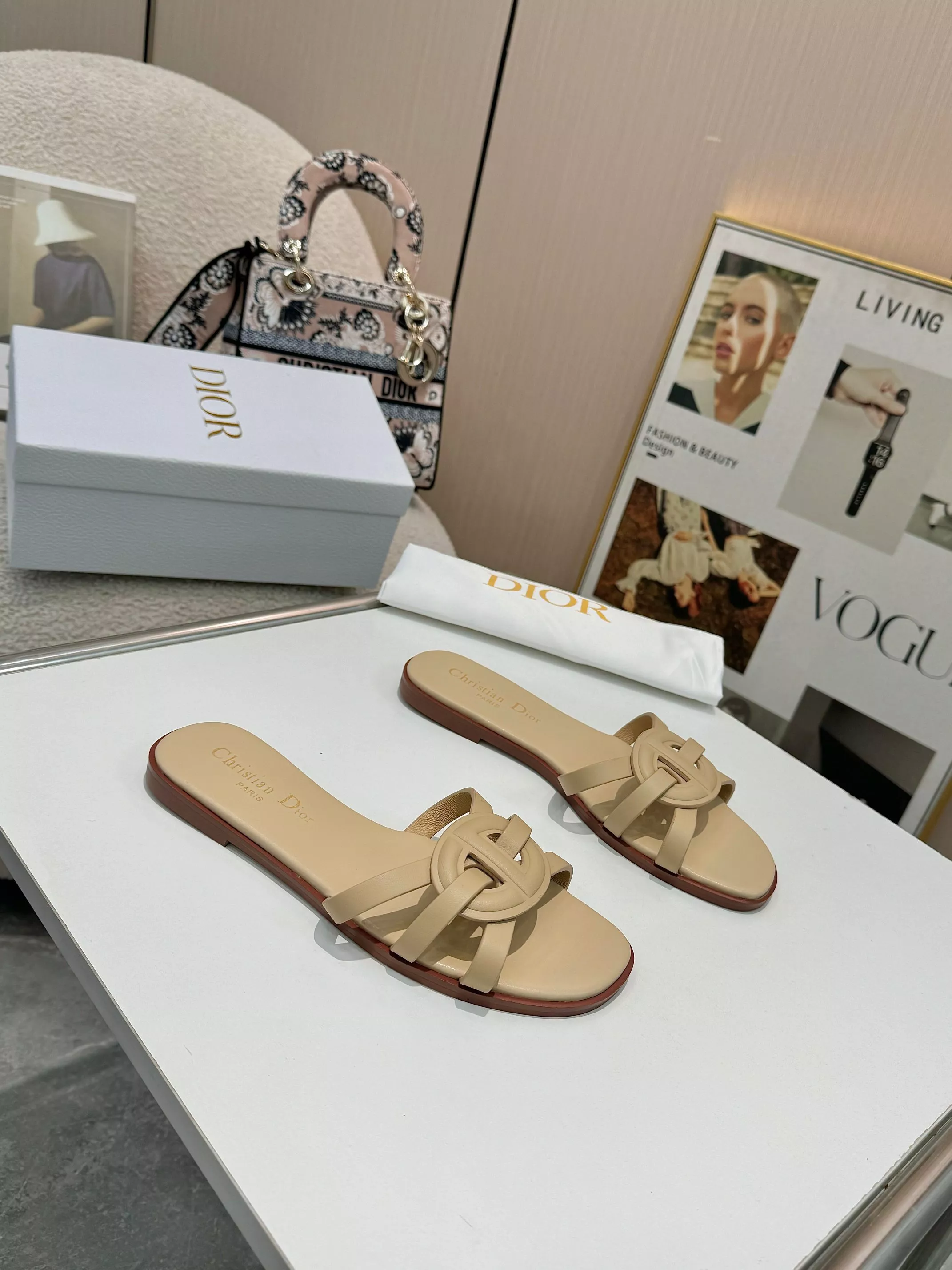 Functional 6154 Christian Dior Slippers For Women