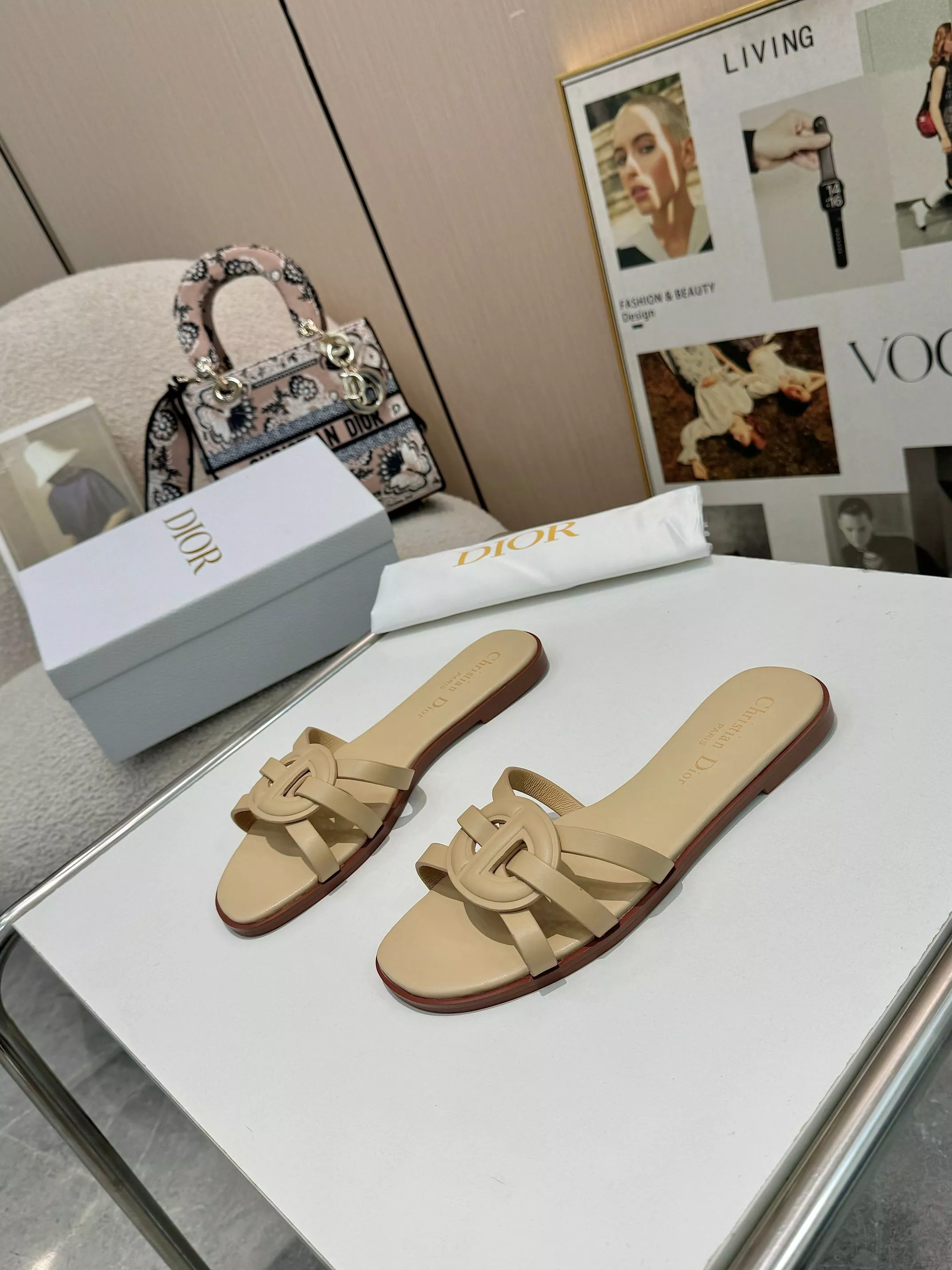 Functional 6154 Christian Dior Slippers For Women