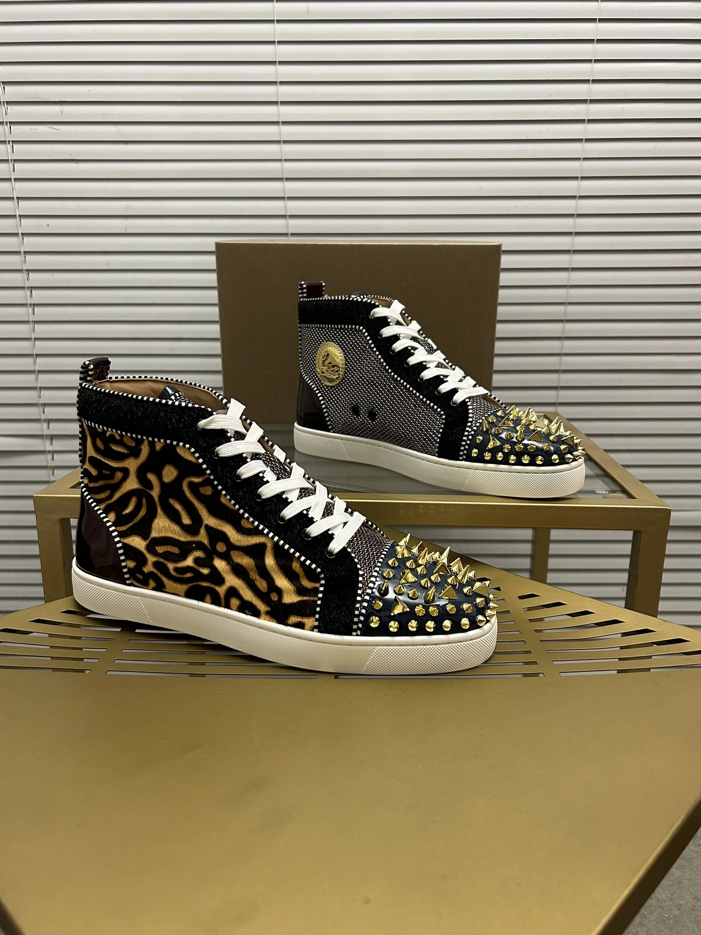 Functional 6155 Christian Louboutin High Top Shoes For Men
