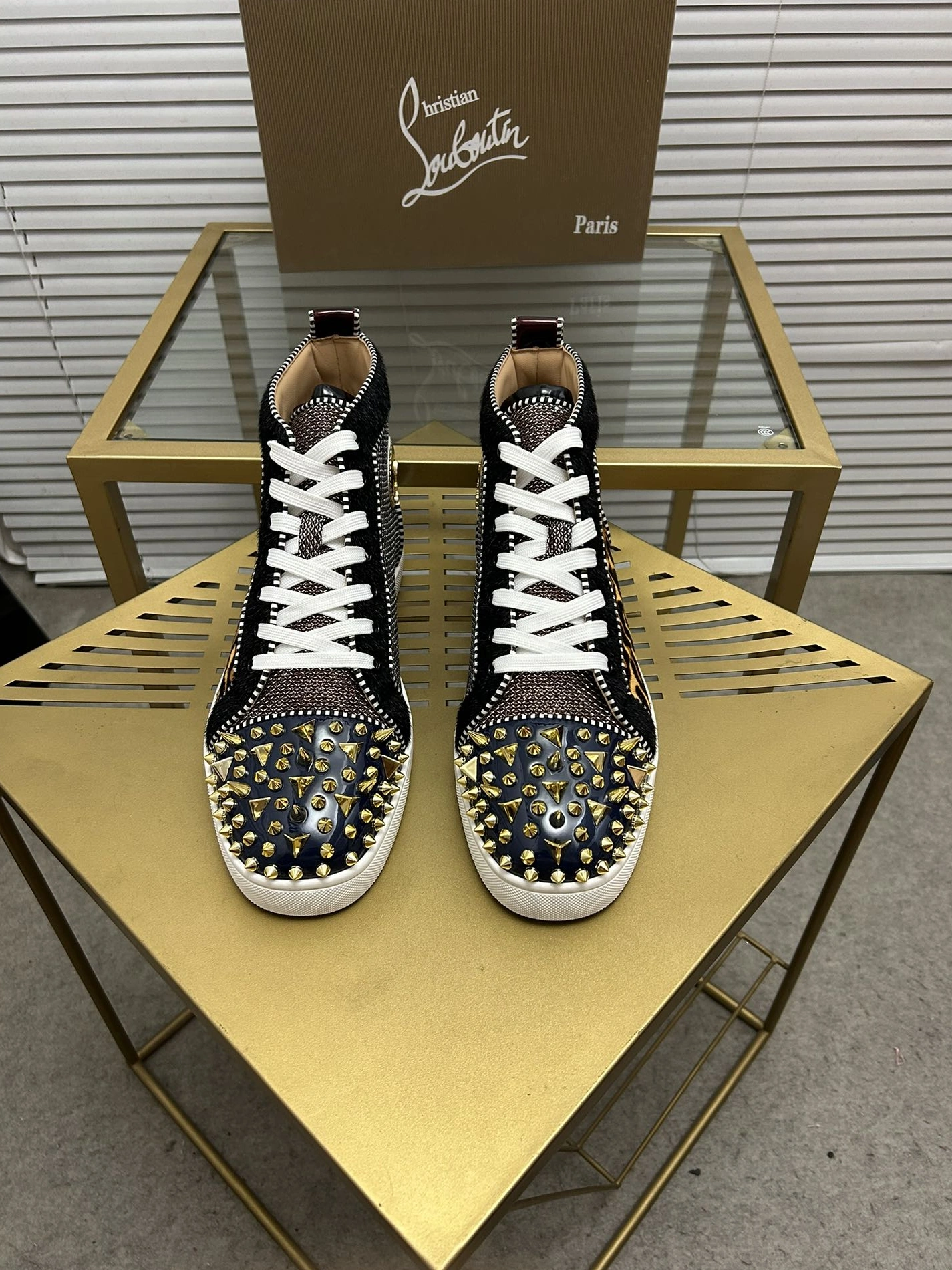 Functional 6155 Christian Louboutin High Top Shoes For Men