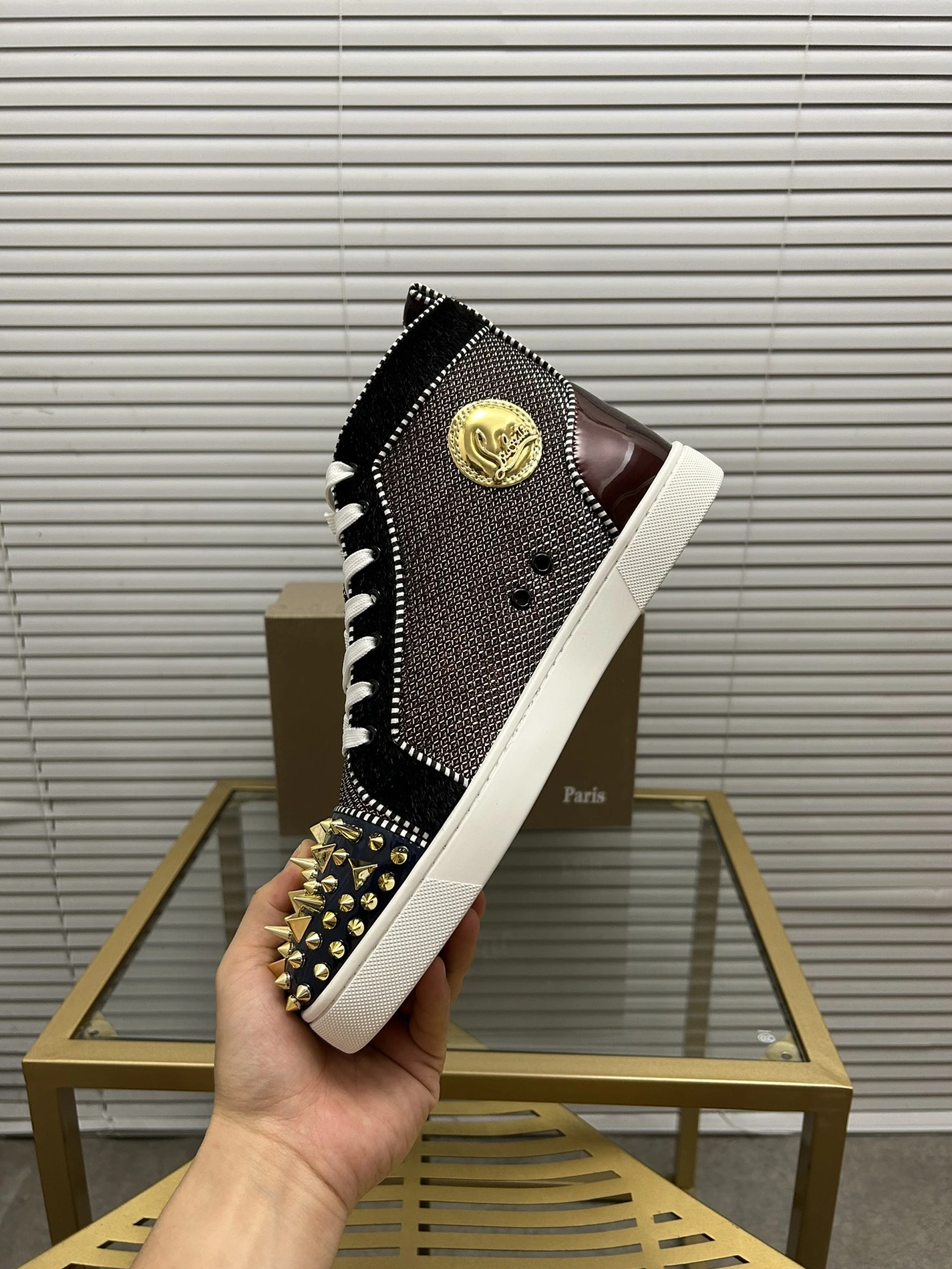 Functional 6155 Christian Louboutin High Top Shoes For Men