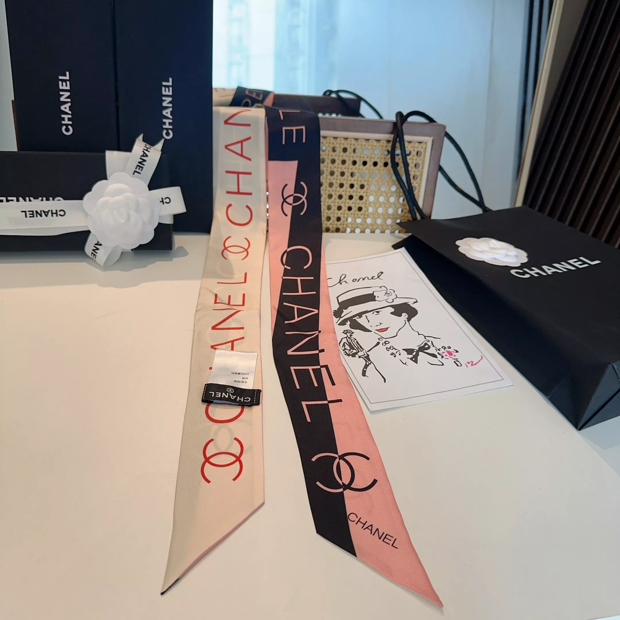 Functional 6246 Chanel Silk Scarf