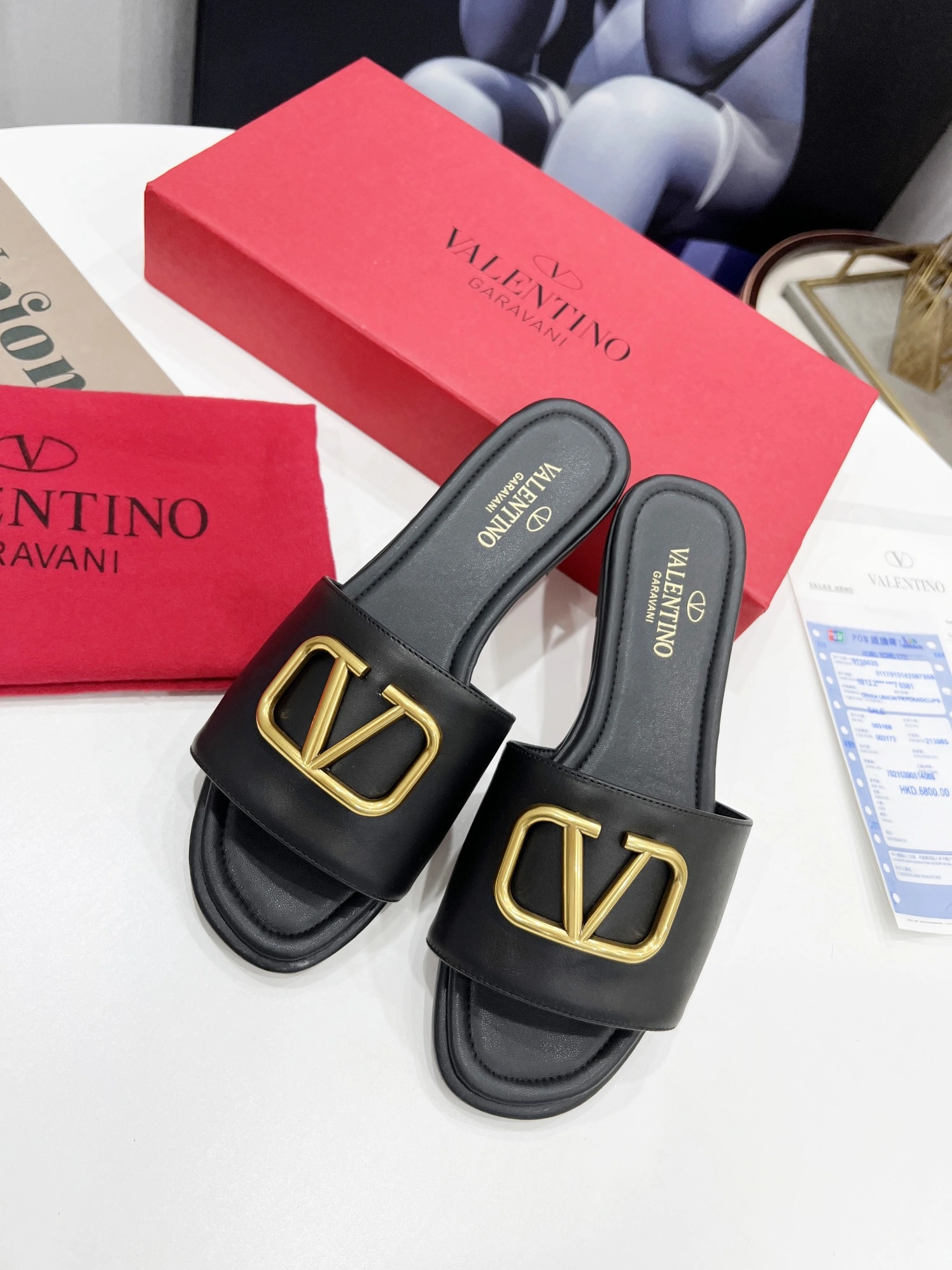 Functional 6666 Valentino Slippers For Women