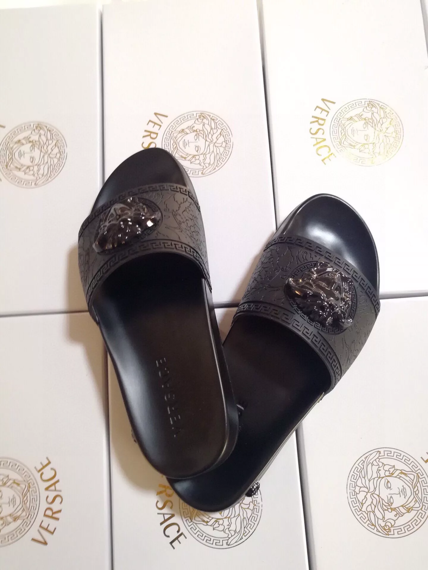 Functional 7437 Versace Slippers For Men