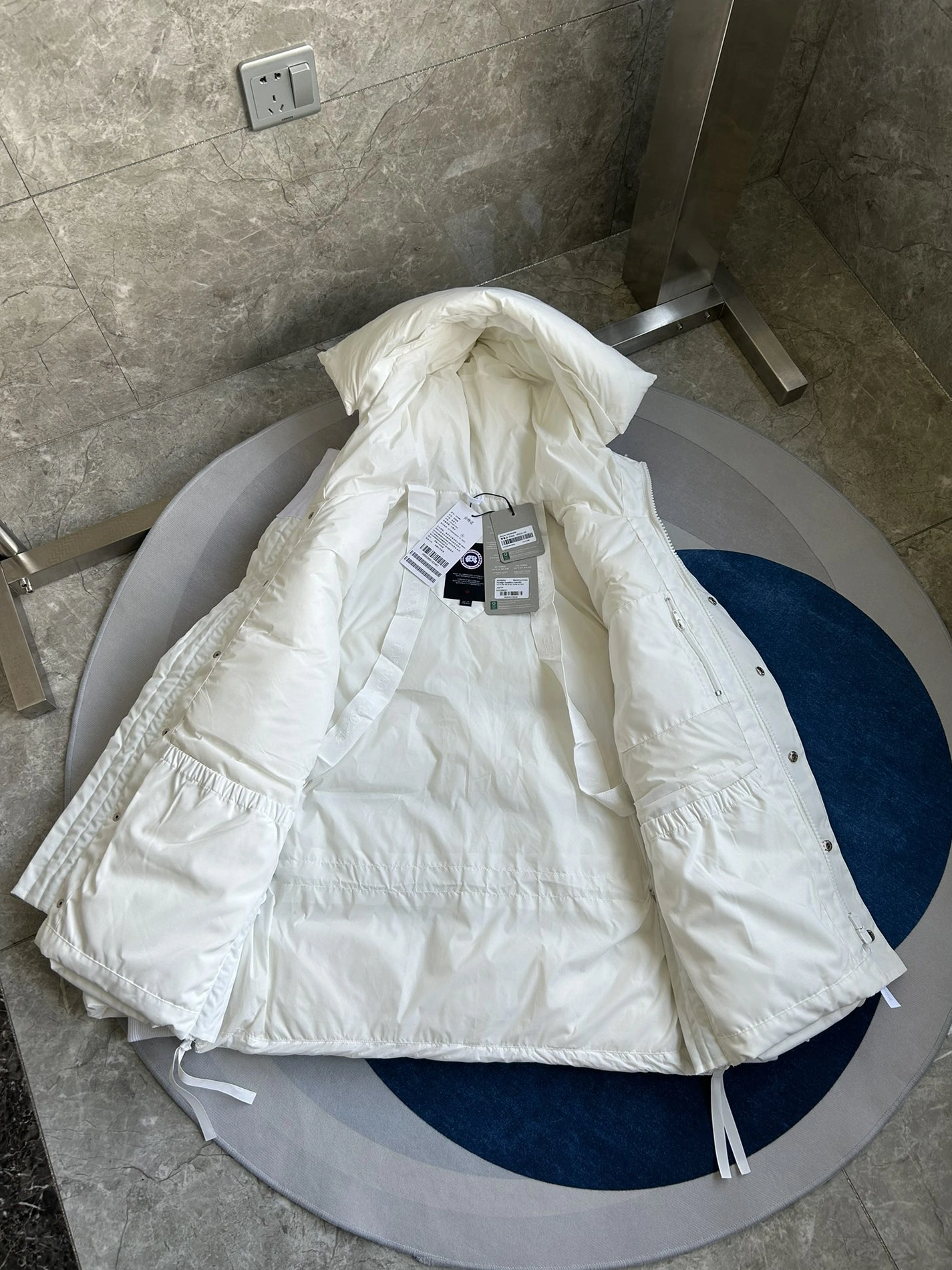 Functional 7474 Canada Goose Down Feather Coat Long Sleeved For Men