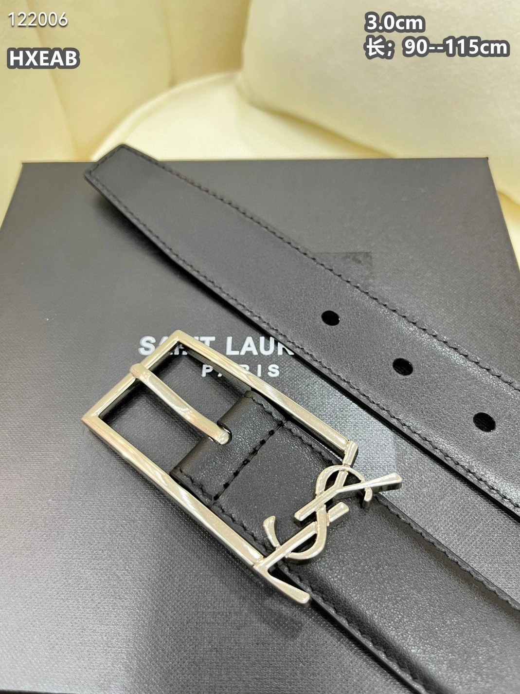 Functional 7538 Yves Saint Laurent AAA Quality Belts For Women