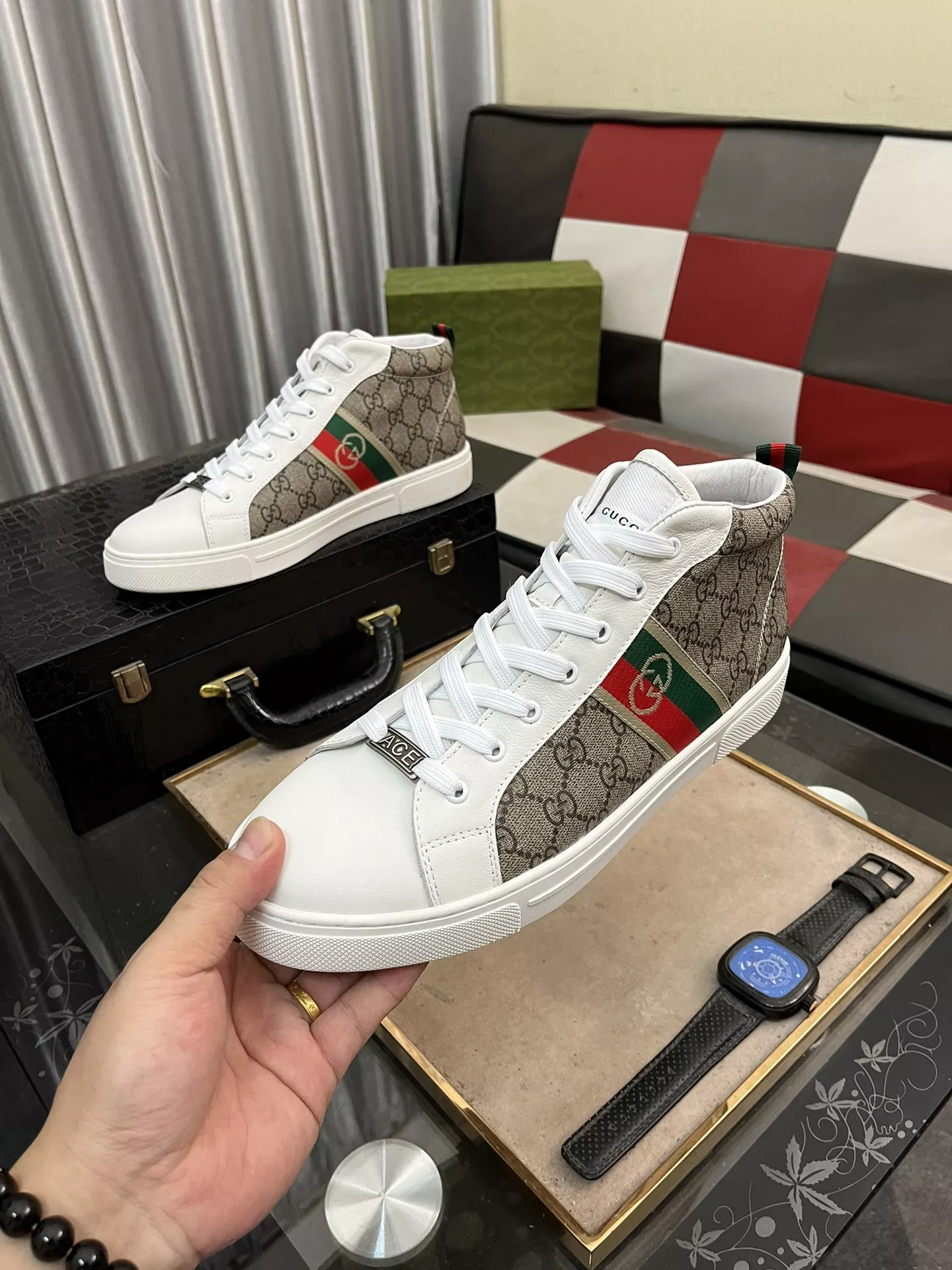 Functional 7541 Gucci High Tops Shoes For Men