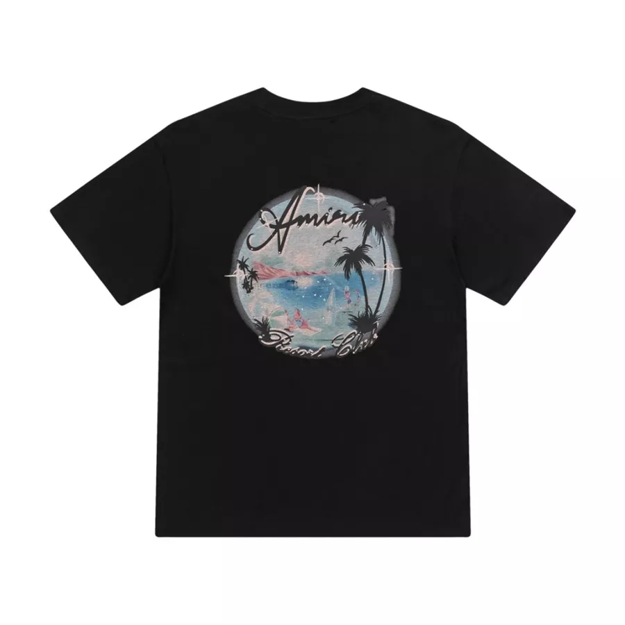 Functional 7615 Amiri T-Shirts Short Sleeved For Unisex