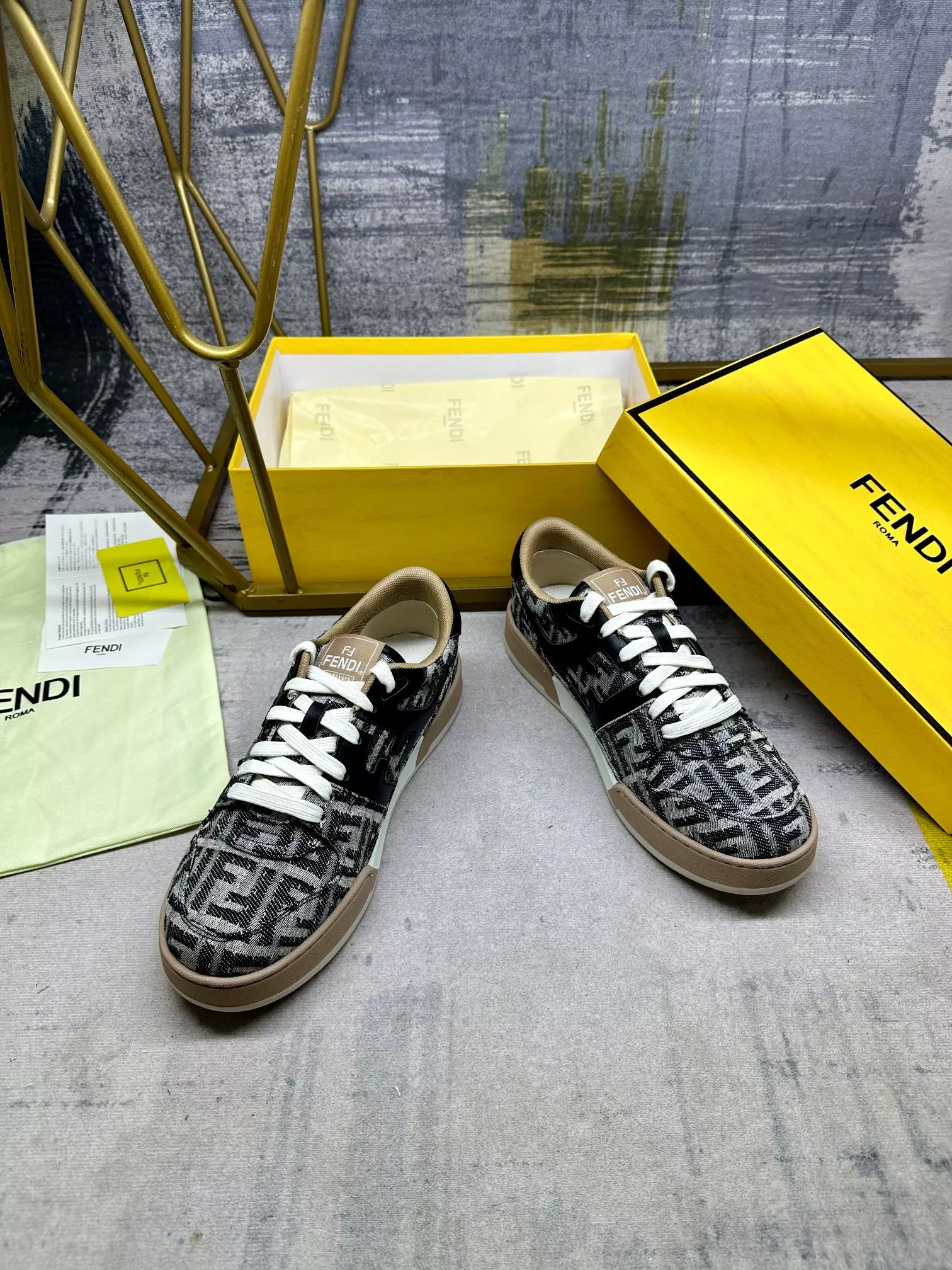 Functional 7831 Fendi Casual Shoes For Women