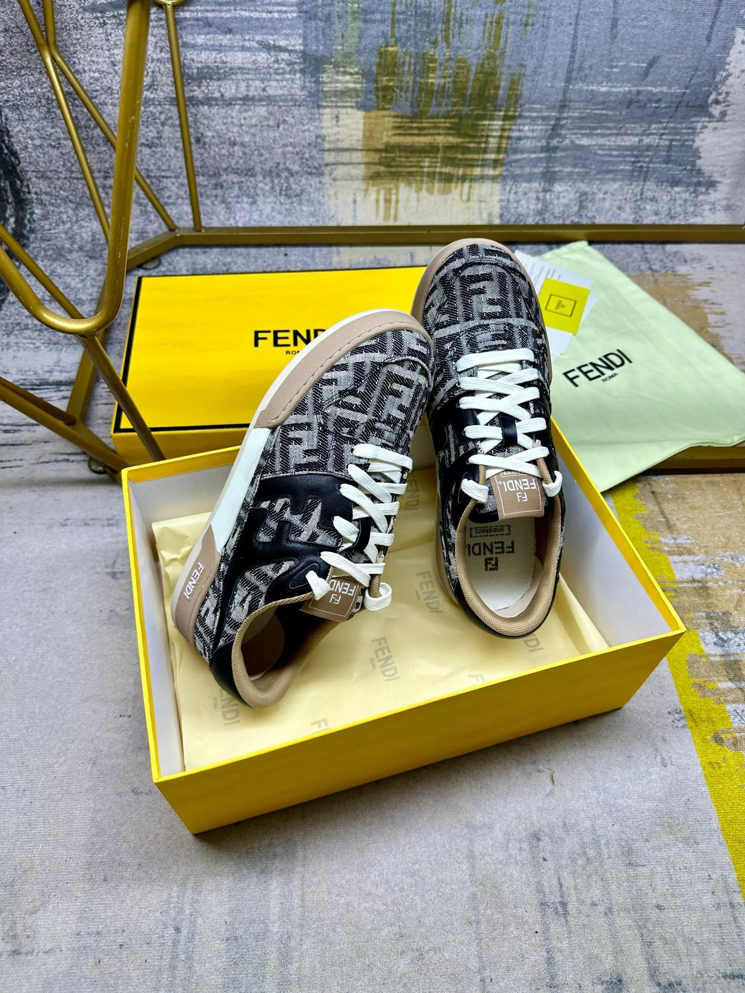 Functional 7831 Fendi Casual Shoes For Women