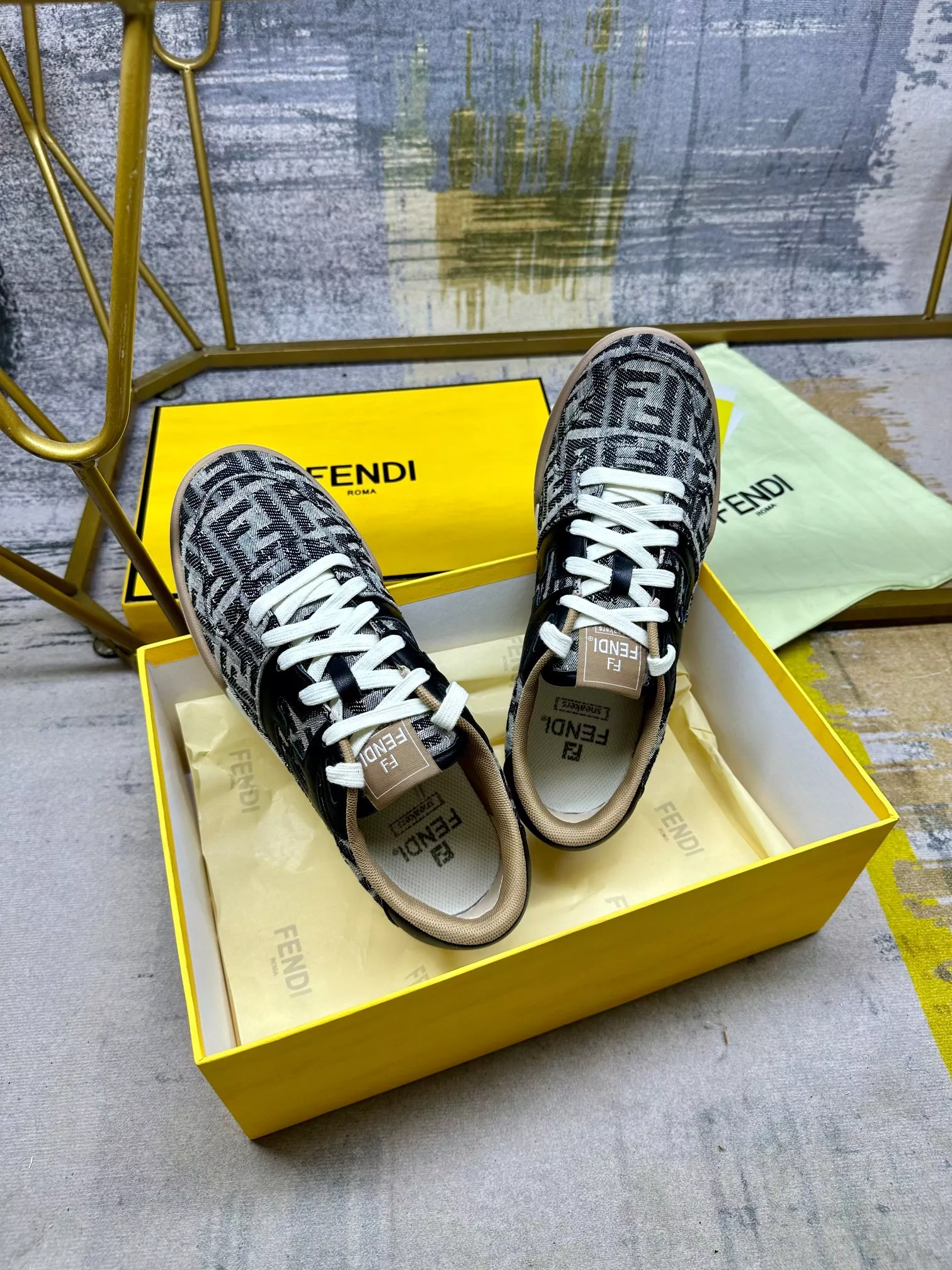 Functional 7831 Fendi Casual Shoes For Women